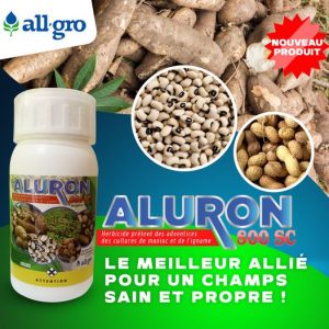 Herbicide de prélevée ALURON 800 SC 1 litre – Manioc et igname