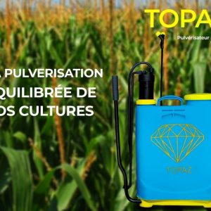 PULVERISATEUR BLEU MANUEL A DOS TOPAZ 16 LITRES