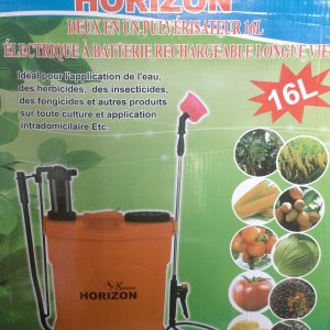 Pulvérisateur à dos électrique HORIZON 16 litres – Agriculture, hygiène publique, industrie