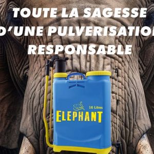 Pulvérisateur bleu manuel à dos ELEPHANT 16 litres