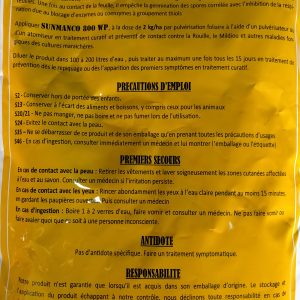 Fongicide SUNMANCO 800 WP 450 gr – Cultures maraichères