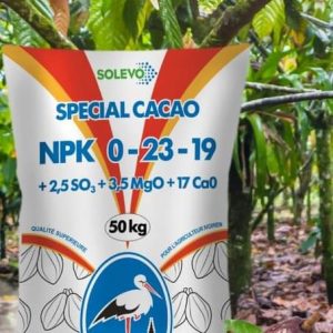 Engrais granulé NPK 0-23-19 50 kg – Spécial Cacao