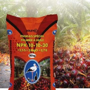 Engrais granulé NPK 10-10-30 50 kg – Spécial Palmier à huile