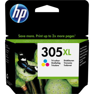 HP cartouche d’encre d’origine 305XL trois couleurs