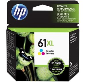 HP cartouche d’encre originale 61XL tri-couleur