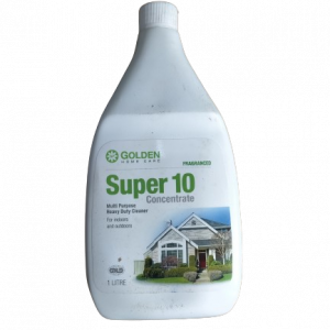Nettoyant multi-usage SUPER 10 Concentré 1 litre – Intérieur et extérieur de domicile, bureau, atélier