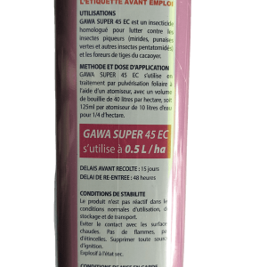 Insecticide liquide GAWA SUPER 45 EC 1 litre – Cacao