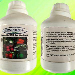 Engrais foliaire RENFORT+ 500 ml – Cultures maraichères, plantes ornementale, arboriculture, pépinière