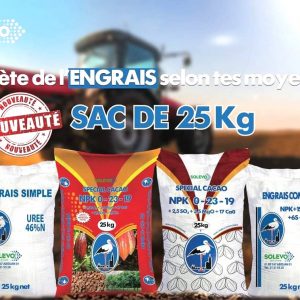 Engrais granulé COMPLEXE NPK 15-15-15 25 kg- Toutes les cultures