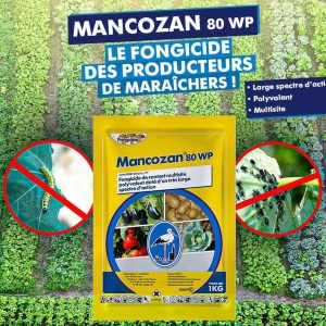 Fongicide granulé MANCOZAN 80 WP 1 kg – Cultures maraichères