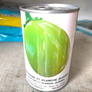 Semence hybride d&rsquo;AUBERGINE F1 BLANCHE (DJEMBA) 50 gr