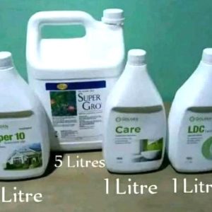 Complément alimentaire 100% Bio SUPER GRO 5litres + Désinfectants Bio SUPER 10 1 litre, LDC 1 litre , CARE 1 litre – Elevage, agriculture