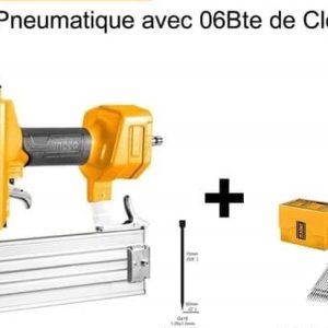 INGCO Cloueuse pneumatique 6 Boites de clou 500 mm