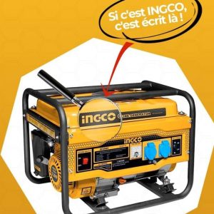 INGCO Groupe électrogène à essence 15 litres 2.5 KVA