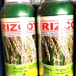 Herbicide liquide sélectif de post-levée RIZCOT  432 SL 1 litre – Riz pluvial, riz irrigué