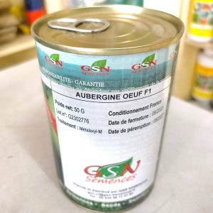 Semence hybride d&rsquo;AUBERGINE OEUF F1 50 gr