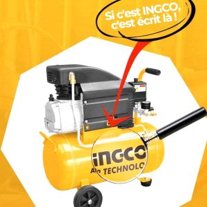INGCO Compresseur à air 24 litres