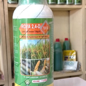 Herbicide liquide sélectif de post-levée ROYA 2,4-D 720 SL 1 litre – Riz