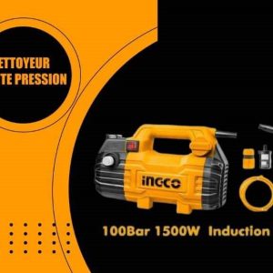 INGCO Nettoyeur à haute pression 100Bar 1500W Induction motor