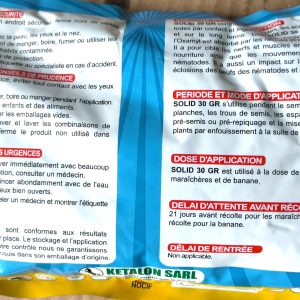 Acaricide granulé SOLID 30 GR 1 kg – Toutes les cultures, espace vert