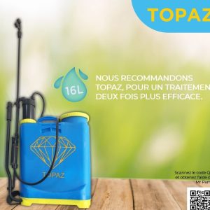 Pulvérisateur manuel à dos TOPAZ 16 litres