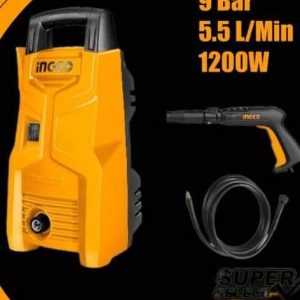 INGCO Nettoyeur à haute pression 9 Bar 1200W 5.5L-Min