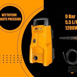 INGCO Nettoyeur à haute pression 9 Bar 1200W 5.5L-Min