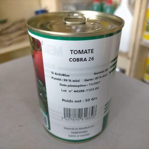 Semence hybride de TOMATE F1 COBRA 26 50 gr