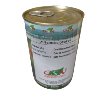Semence hybride d’AUBERGINE OEUF F1 50 gr