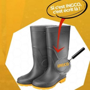 INGCO Bottes pluie couleur verte