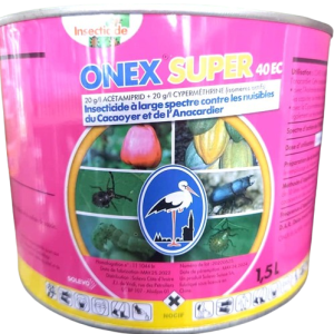 Insecticide liquide ONEX SUPER 40 EC 1,5 litres – Cacao, anacarde