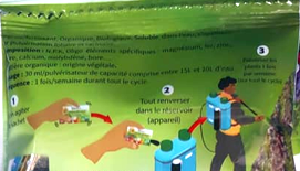 Engrais foliaire organique 100% Bio YIRIFLA 30 ml – Cultures maraichères et vivrières