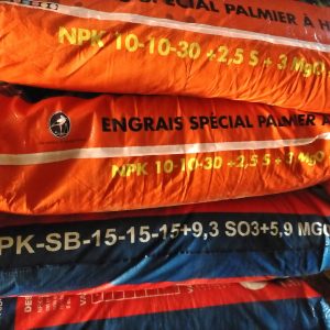 Engrais granulé NPK 10-10-30 + 2,5 S + 3 MgO + 0,7 B – Spécial Palmier à huile