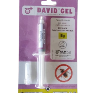 Gel anti-cafards DAVID GEL 5 gr – Domicile, bureau, hygiène publique, entrepôt