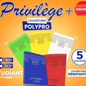 Cahier de TRAVAUX PRATIQUES  288 pages GF Privilège+ couleur bleue (Paquet)