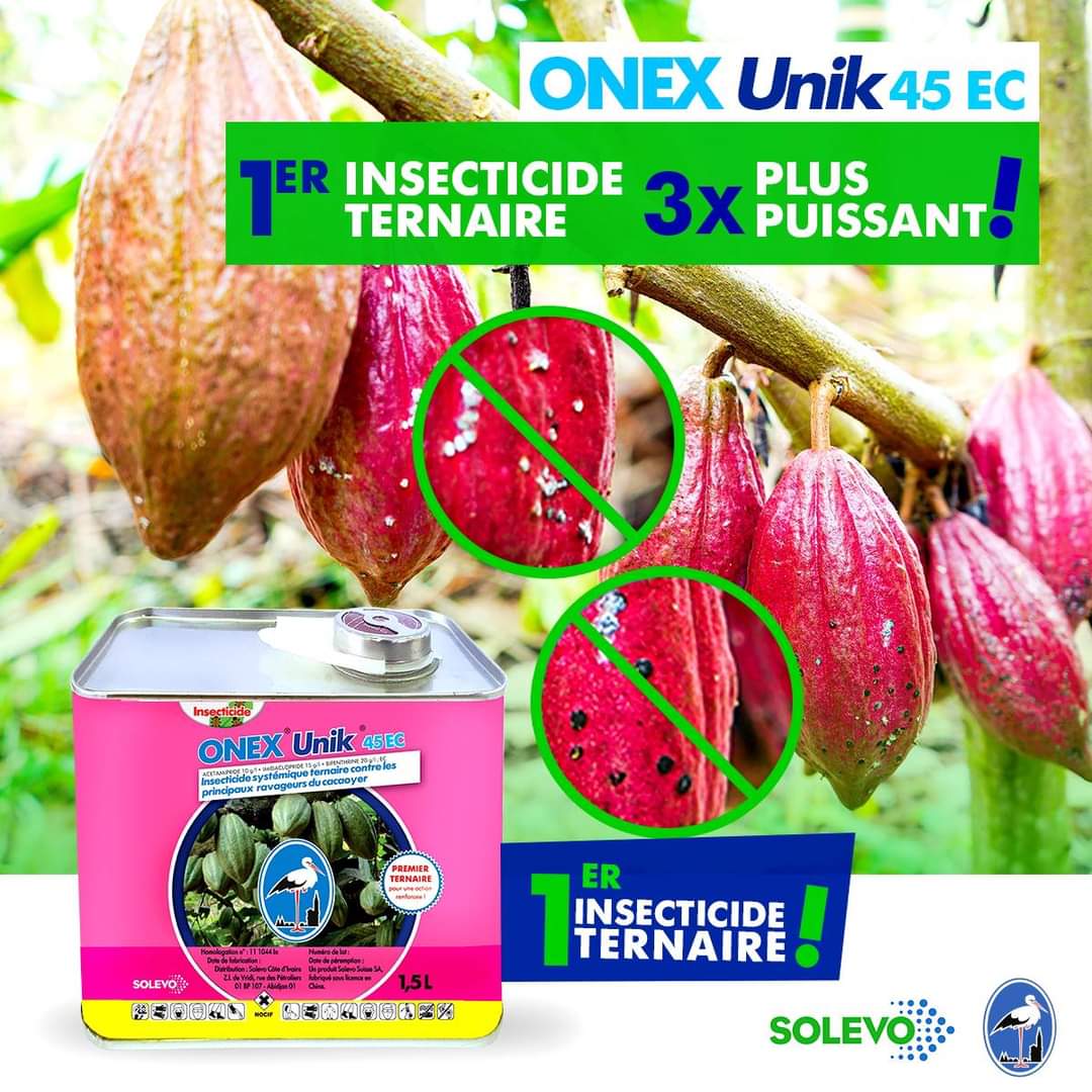 Insecticide liquide ternaire ONEX UNIK 45 EC 1,5 litres – Cacao