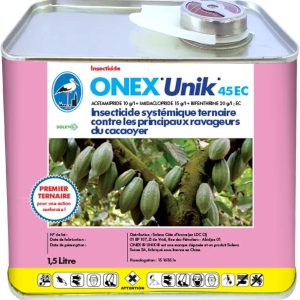 Insecticide liquide ternaire ONEX UNIK 45 EC 1,5 litres – Cacao