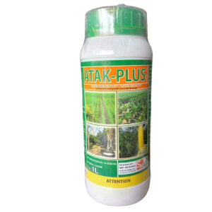 Herbicide liquide sélectif de post-levée ATAK-PLUS 720 SL 1 litre – Maïs, riz, hévéa, palmier à huile, cocotier