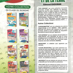 TOPCHRONO Sciences de la vie et de la terre (SVT) 3ème – Les Editions Matrice