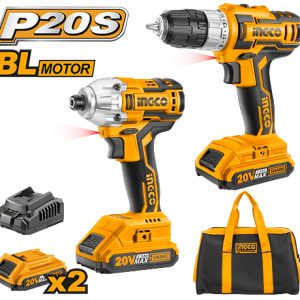 INGCO Combo 2 pièces sans fil 20V