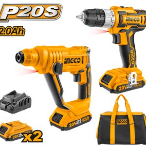 INGCO Combo 2 pièces sans fil 20V