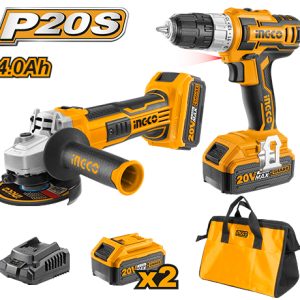INGCO Combo 2 pièces sans fil 20V