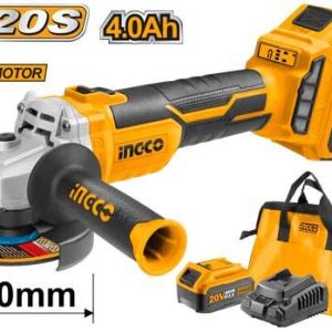 INGCO Meuleuse d&rsquo;angle sans fil 20V