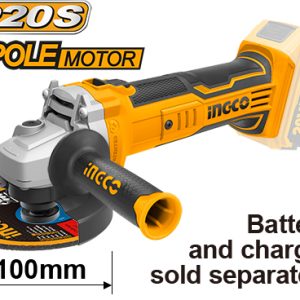 INGCO Meuleuse d’angle sans fil 20V