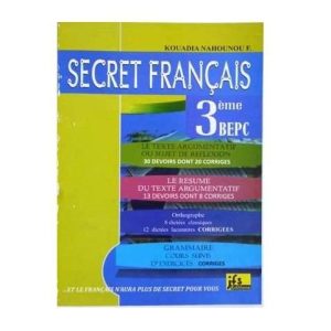 SECRET Français 3ème – Résumés + Exercices corrigés – jfs Edition