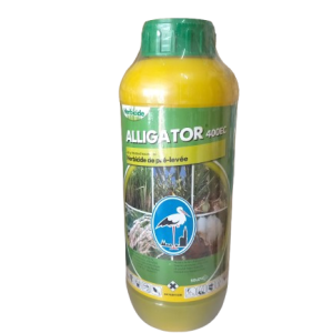 Herbicide liquide sélectif de pré-levée ALLIGATOR 400 EC 1 litre – Riz, maïs, coton, canne à sucre, oignon