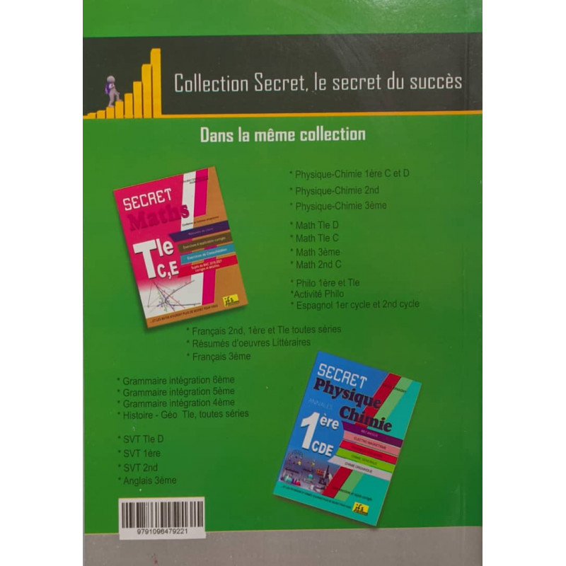 SECRET Histoire & Géographie Tle – Résumé + Exercices corrigés – jfs Edition