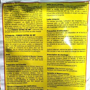 Fongicide granulé FONGIS EXTRA 66 WP 50 gr – Cacao