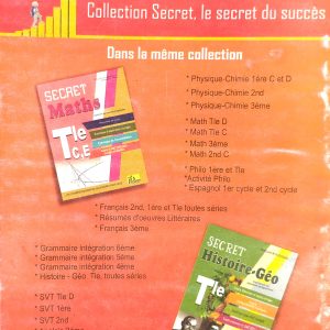 SECRET Espagnol 2nde, 1ère, Tle – jfs Editions