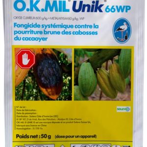 Fongicide granulé O.K.MIL UNIK 66 WP 50 gr – Cacao